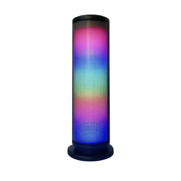 مكبر صوت برجي BL60 مكبر صوت بلوتوث RGB ضوء فلاش ملون يدعم TWS